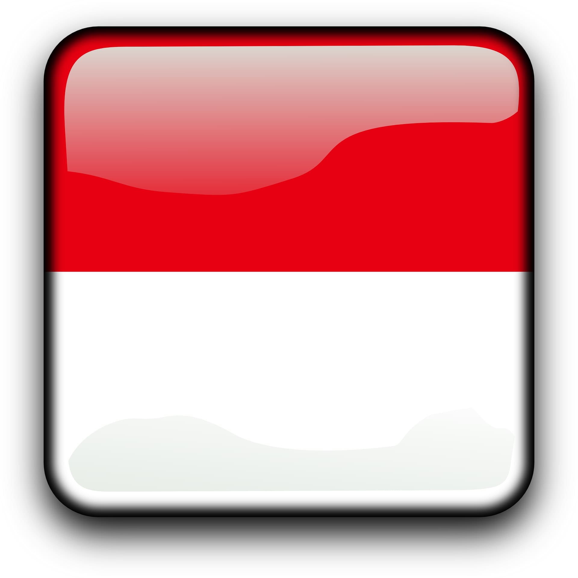 Illustration of Indonesia flag